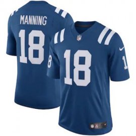 Indianapolis Colts #18 Peyton Manning Mens Nike Royal Retired Player Limited Jersey