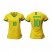 Womens Brazil #10 Ronaldinho Home Soccer Country Jersey