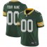 Nike Green Bay Packers Customized Green Team Color Stitched Vapor Untouchable Limited Mens NFL Jersey