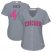 Chicago Cubs #44 Anthony Rizzo Grey Mothers Day Cool Base Womens Stitched MLB Jersey