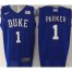 Duke Blue Devils #1 Jabari Parker Blue Basketball Elite Stitched NCAA Jersey