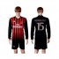AC Milan #15 Rodrigo Ely Home Long Sleeves Soccer Club Jersey