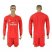 AC Milan Blank Red Goalkeeper Long Sleeves Soccer Club Jersey