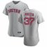 Boston Red Sox #37 Nick Pivetta Mens Nike Gray Road 2020 Authentic Team MLB Jersey