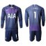 Tottenham Hotspur #1 LLORIS Away Long Sleeves Soccer Club Jersey