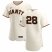 San Francisco Giants #28 Buster Posey Mens Nike Cream Home 2020 Authentic Player MLB Jersey