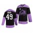 Colorado Colorado Avalanche #49 Samuel Girard Adidas 2022 Stanley Cup Final Patch Mens Hockey Fights Cancer Practice NHL Jersey Black Mens