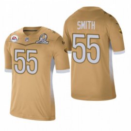 Green Bay Packers #55 ZaDarius Smith 2021 NFC Pro Bowl Game Gold NFL Jersey