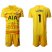 Tottenham Hotspur #1 Lloris Yellow Goalkeeper Soccer Club Jersey