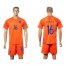 Holland #16 Clasie Home Soccer Country Jersey