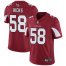 Nike Arizona Cardinals #58 Jordan Hicks Red Team Color Mens Stitched NFL Vapor Untouchable Limited Jersey