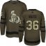 Adidas Ottawa Senators #36 Colin White Green Salute to Service Stitched NHL Jersey