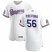 Texas Rangers #56 Jose Trevino Mens Nike White Home 2020 Authentic Patch Player MLB Jersey