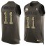 Nike Pittsburgh Steelers #11 Donte Moncrief Green Mens Stitched NFL Limited Salute To Service Tank Top Jersey