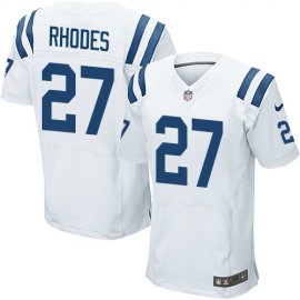 Nike Indianapolis Colts #27 Xavier Rhodes White Mens Stitched NFL New Elite Jersey