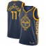 Warriors #11 Klay Thompson Navy 2019 Finals Bound Basketball Swingman City Edition 2018/19 Jersey