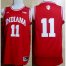 Indiana Hoosiers 11 Isiah Thomas Big 10 Patch Red NCAA Basketball Jerseys