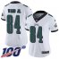 Nike Philadelphia Eagles #84 Greg Ward Jr. White Womens Stitched NFL 100th Season Vapor Untouchable Limited Jersey