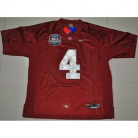 Alabama Crimson Tide 4 Marquis Maze Crimson 2012 BCS Patch College Football Jersey