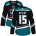 Adidas Anaheim Ducks #15 Ryan Getzlaf Black/Teal Alternate Authentic Womens Stitched NHL Jersey