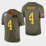 Dallas Cowboys #4 Dak Prescott Mens Nike Olive Gold 2019 Salute to Service Limited NFL 100 Jersey