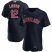 Cleveland Indians #12 Francisco Lindor Mens Nike Navy Alternate 2020 Authentic Player MLB Jersey