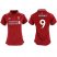 Womens Liverpool #9 Firmino Red Home Soccer Club Jersey