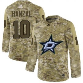 Adidas Dallas Stars #10 Martin Hanzal Camo Authentic Stitched NHL Jersey