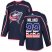 Adidas Columbus Blue Jackets #22 Sonny Milano Navy Blue Home Authentic USA Flag Stitched Youth NHL Jersey