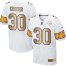 Nike Pittsburgh Steelers #30 James Conner White Mens Stitched NFL Elite Gold Jersey