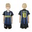 Inter Milan #10 Jovetic Home Kid Soccer Club Jersey