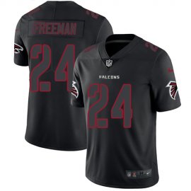 Nike Atlanta Falcons #24 Devonta Freeman Black Mens Stitched NFL Limited Rush Impact Jersey