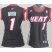 Cheap Women Miami Heat 1# Chris Bosh Black NBA Jerseys