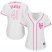 New York Mets #41 Tom Seaver White/Pink Fashion Womens Stitched MLB Jersey