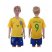 Brazil #9 Ronaldo Home Kid Soccer Country Jersey