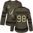Adidas Tampa Bay Lightning #98 Mikhail Sergachev Green Salute to Service Womens 2020 Stanley Cup Champions Stitched NHL Jersey