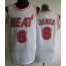 Miami Heat 6 LeBron James White Hardwood Classics Revolution 30 NBA Jerseys Cheap
