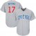 Chicago Cubs #17 Kris Bryant Grey Road Stitched Youth MLB Jersey