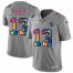 New Orleans New Orleans Saints #13 Michael Thomas Mens Nike Multi-Color 2020 NFL Crucial Catch NFL Jersey Greyheather