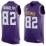 Nike Minnesota Vikings #82 Kyle Rudolph Purple Team Color Mens Stitched NFL Limited Tank Top Jersey