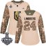 Adidas Vegas Golden Knights #24 Oscar Lindberg Camo Authentic 2017 Veterans Day 2018 Stanley Cup Final Womens Stitched NHL Jersey