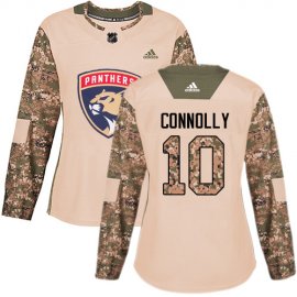 Adidas Florida Panthers #10 Brett Connolly Camo Authentic 2017 Veterans Day Womens Stitched NHL Jersey