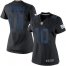 Nike New York Giants #10 Eli Manning Black Impact Womens Stitched NFL Limited Jersey