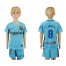 Barcelona #8 A.Iniesta Away Kid Soccer Club Jersey