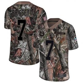 Nike Indianapolis Colts #7 Jacoby Brissett Camo Youth Stitched NFL Limited Rush Realtree Jersey