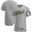Oakland Athletics Mens Nike Gray Road 2020 Authentic Official Team MLB Jersey