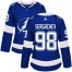 Adidas Tampa Bay Lightning #98 Mikhail Sergachev Blue Home Authentic Womens Stitched NHL Jersey