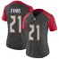 Nike Tampa Bay Buccaneers #21 Justin Evans Gray Womens Stitched NFL Limited Inverted Legend Jersey