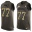 Nike Denver Broncos #77 Sam Jones Green Mens Stitched NFL Limited Salute To Service Tank Top Jersey