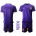 Spain Blank Purple Goalkeeper Kid Soccer Country Jersey